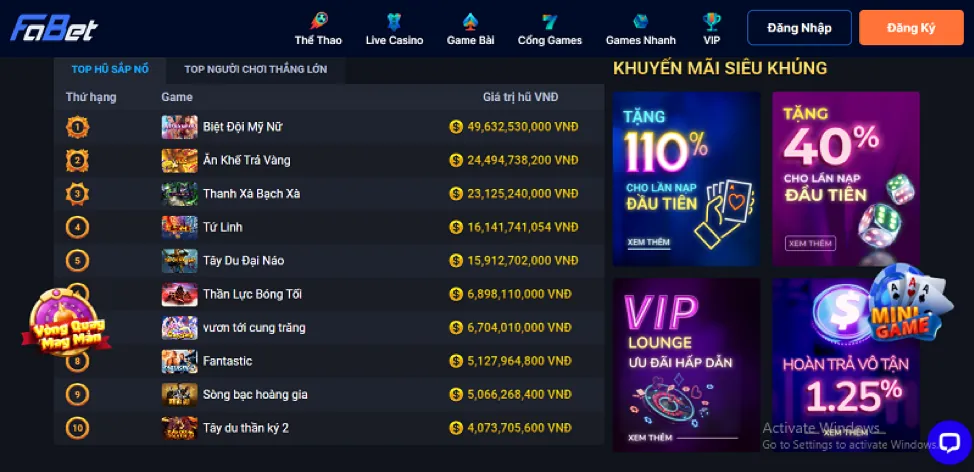 Nền tảng 32win1 link vào an toàn và đa dạng trò chơi